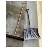 Shovel and broom