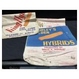 Vintage seed sacks