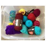 Tote of various yarn