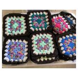 Crochet granny squares