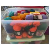 Tote if various yarn