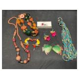 Wood and rock jewelry