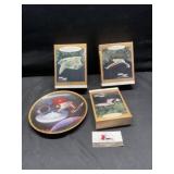 Star Trek ornaments and plate