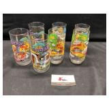 Vintage character glasses