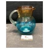 Vintage hombe glass pitcher