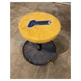 Rolling shop stool