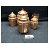 Copper canister set
