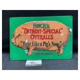 New Metal Fincks Metal Sign