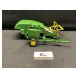 John Deere pull type combine
