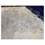 Etched glassware/ stemware