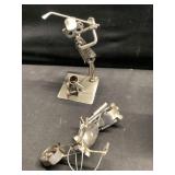 Tool golfer and motorcycle