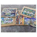 Puzzle wall hangings