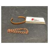Copper bracelets