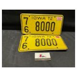 Vintage license plates
