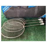 Volleyball and badminton set