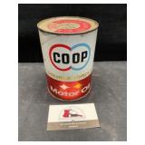 Vintage Coop oil can