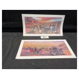 1980 Harley Davidson prints from original store