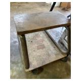 Rolling shop stool