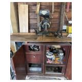 Craftsman radial arm saw on stand