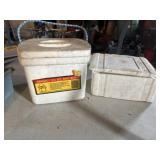 Styrofoam bait boxes