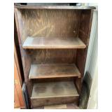Wood shelves