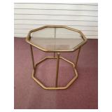 Metal and Glass Table