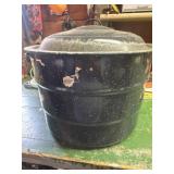 Enamel stock pot