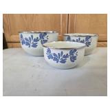 Metal Pfaltzgraff Nesting Mixing Bowls