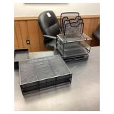 Wire office racks