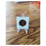 1845 small braided hair large cent