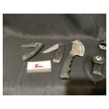 2- knives and cleaver