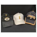 Assorted Iowa Hawkeye hats