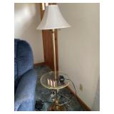 Lamp stand and clock