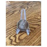 Vintage 1 ounce silver 999. Seated liberty.