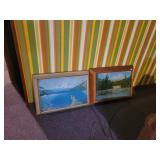 Lighted wall hangings