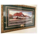 Washington, Iowa depot 100 commemorative wall