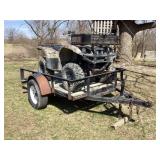 2004 Yamaha grizzly 660 four wheeler 4 x 4 on