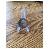 One Troy Ounce .999 Fine Silver featuring Indian