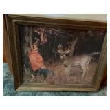 Hunting wall hanging