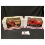 2- Kent feeds diecast pick up truck trucks