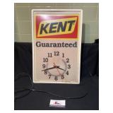 Kent feeds clock