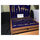 Vintage nickel bronze table wear set 148 pieces