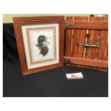 Mallard duck clock