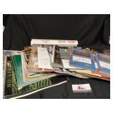 Assorted old calendars and pheasants forever