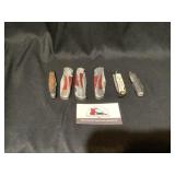 Assorted pocket knives