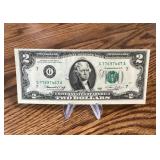 Federal Reserve Note 2.00 bill series 1976
