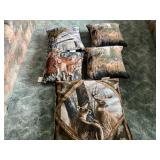 Assorted hunting pillows