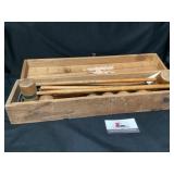 Vintage kids croquet set