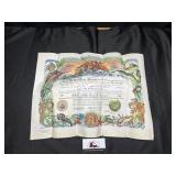 Military Maiden Deployment certificate