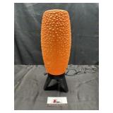 MCM plastic orange bubble lamp